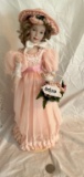 Rare Franklin Mint Dainty Bess Porcelain Heirloom Doll