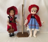 Lot of Two LRRH Collectible Dolls