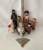 Lot of Asian Dolls
