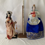 Lot of Two Asian Dolls