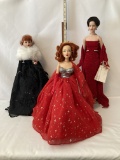 Lot of Three Collectible Dolls