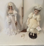 Lot of Collectible Bride Dolls