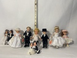 Lot of Miniature Bride and Grooms