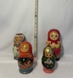 Lot of Russian Stacking Dolls