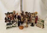 Lot of Colonial Dolls