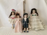 Lot of Madame Alexander Dolls