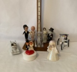Lot of Porcelain Wedding Figurines