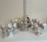 Lot of 5 Sets of Precious Moments Figurines