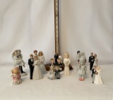 Assorted Signed and Unsigned Japan Bride and Groom Figurines