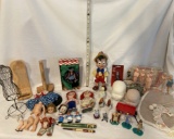 Assorted Dolls and Other Items
