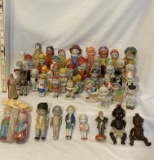 Lot of Vintage Miniature Dolls