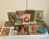Lot of Antique and Vintage Little Red Riding Hood Books