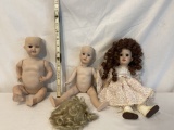 Group of Antique Dolls