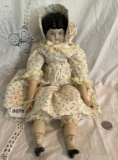 Late Victorian China Head Doll