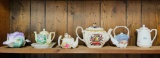 Lot of Six Teapots