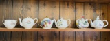 Lot of Five Teapots
