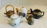 Lot of Five Teapots