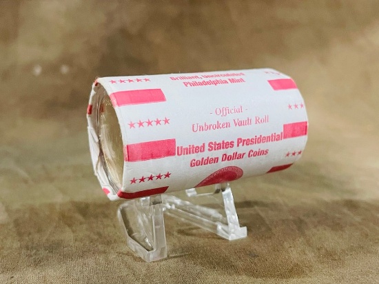 George Washington Official Unbroken Vault Roll Brilliant Uncirculated Philadelphia Mint