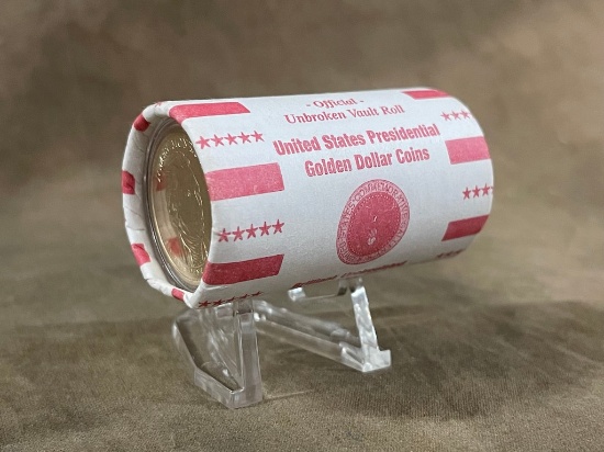 James Monroe Official Unbroken Vault Roll Brilliant Uncirculated Philadelphia Mint