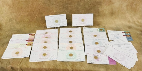 Lot Of 23 Uncirculated Presidential $1 Coins