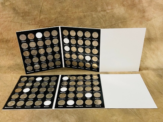 2 Partial Fifty State Quarter Books