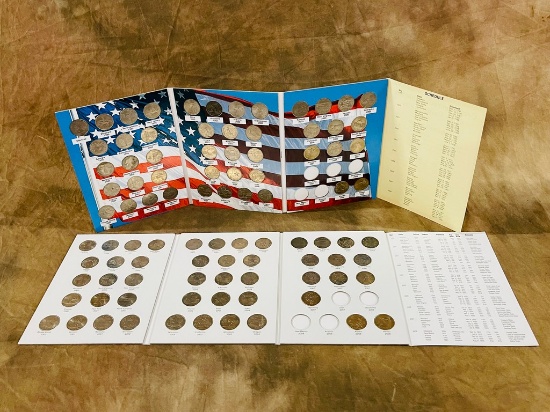2 Partial Fifty State Quarter Books