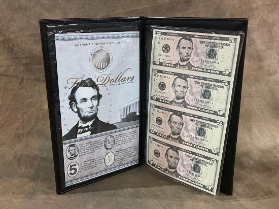 2006 $5.00 Uncut Green Seal Sheet
