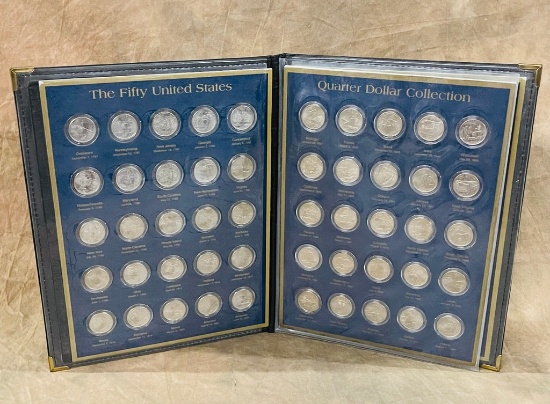 Fifty State Commemorative Quarter Set & Partial Presidential Gold Coin Set