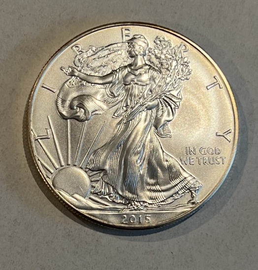 2015 Silver Proof Walking Liberty Coin