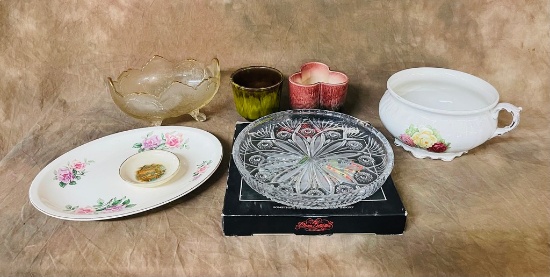 Box Lot Miscellaneous Kitchen China & Glassware