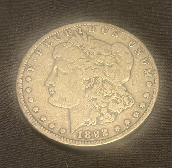 1892 Carson City Morgan 90% Silver Dollar