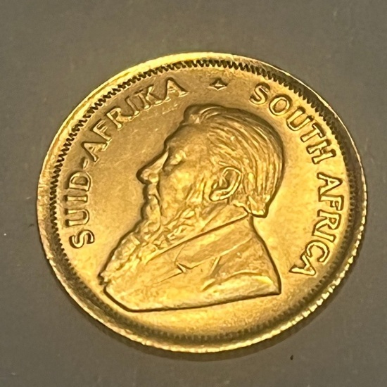 1981 1/10 Krugerrand Fine Gold Coin