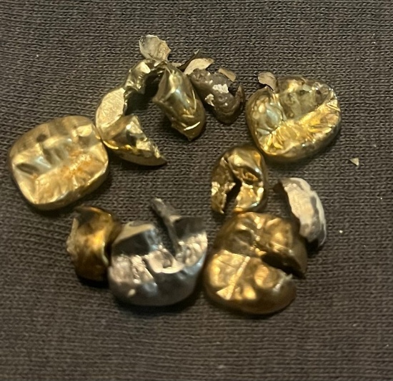 Lot Of Gold Dental Crown