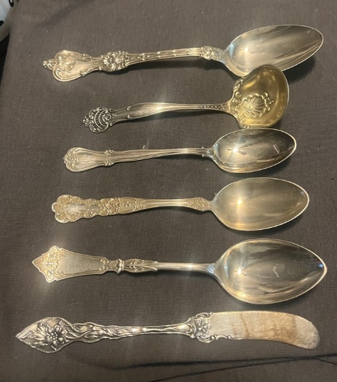 Lot Of 6 Sterling Silver Flatware Pieces