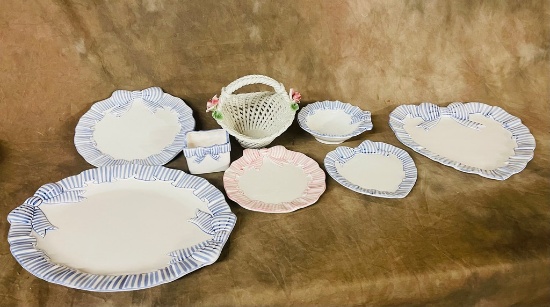 Grouping Of Haldon Shop China & Italian Basket
