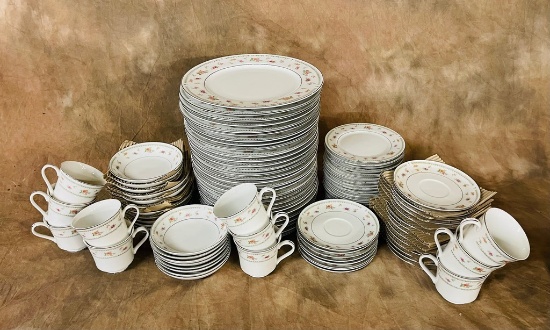 Large Set Of Abbington China Dinnerware
