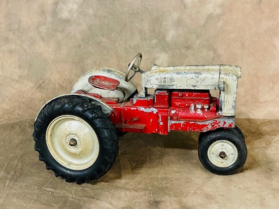 1950's Hubley Kiddie Toy Die Cast Metal Ford Tractor