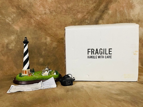 Light House Figurine In Original Box
