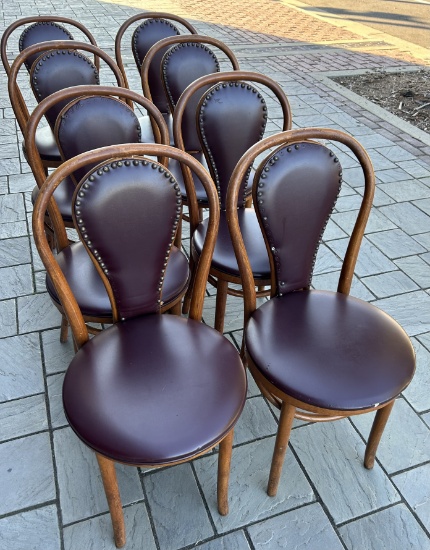Set of 8 Bentwood Chairs