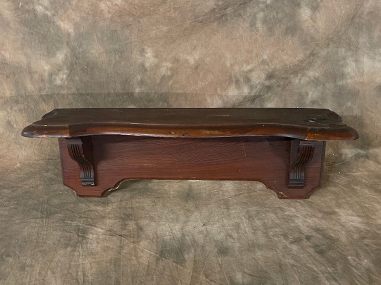 Victorian Walnut Wall Shelf