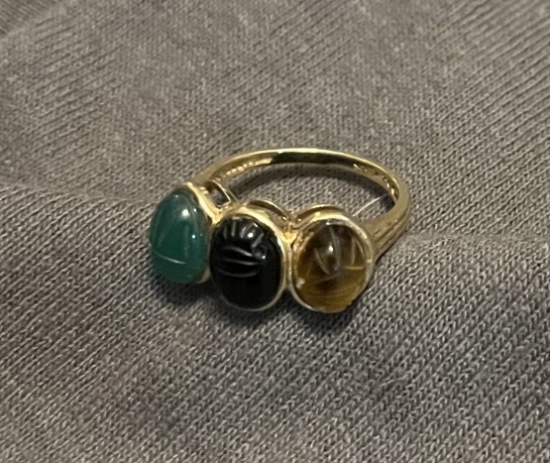14Kt Gold Multistone Ring