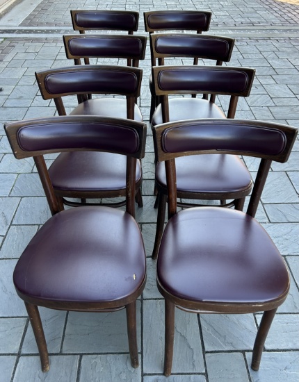Lot of 8 Restaurant Chairs