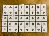 40 Mercury 90% Silver Dimes