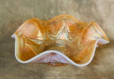 Antique Marigold Carnival Glass Bowl