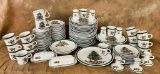 Large Set Of Christmas Yamaka Stoneware Japan