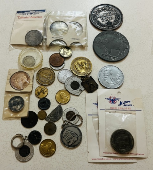 Lot of Foreign Coins and Medals