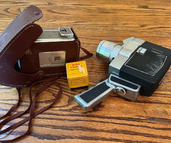 Two Vintage Movie Cameras