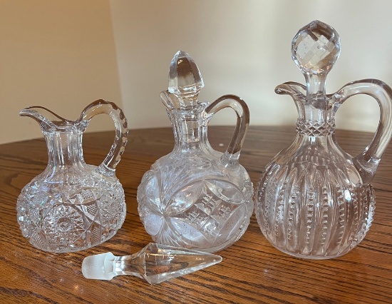 Antique Cruet Lot