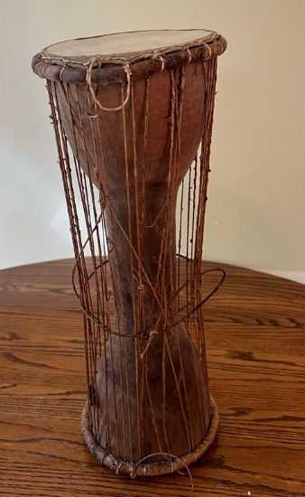 Small Two-Headed Drum with Rain Maker