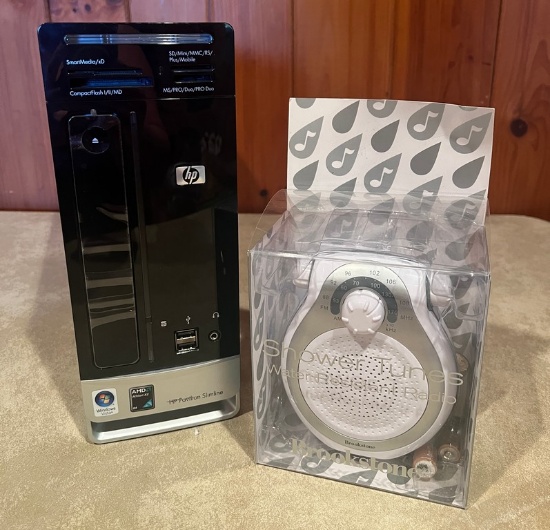 Computer Tower and Shower Head Lot